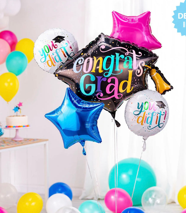 Congrats Grad - colorful