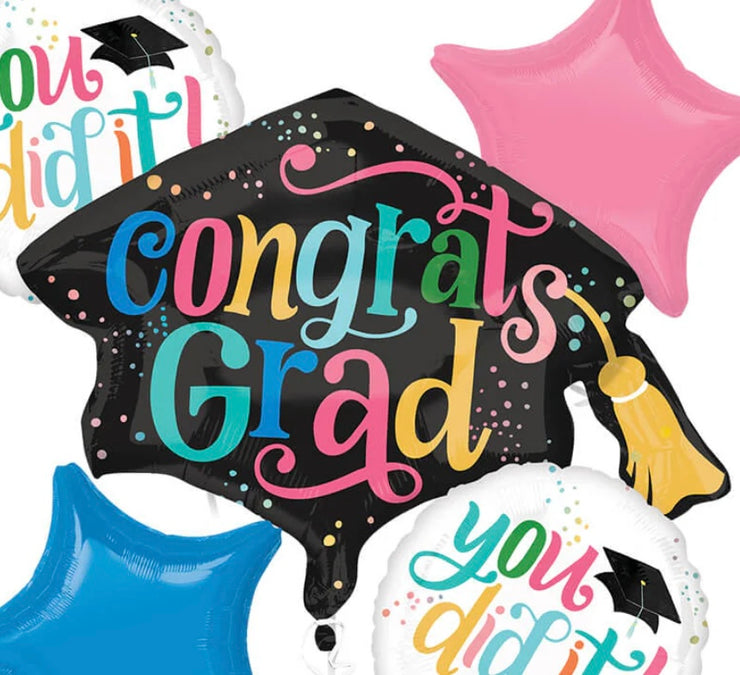 Congrats Grad - colorful