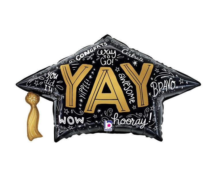 YAY - Grad Cap Words